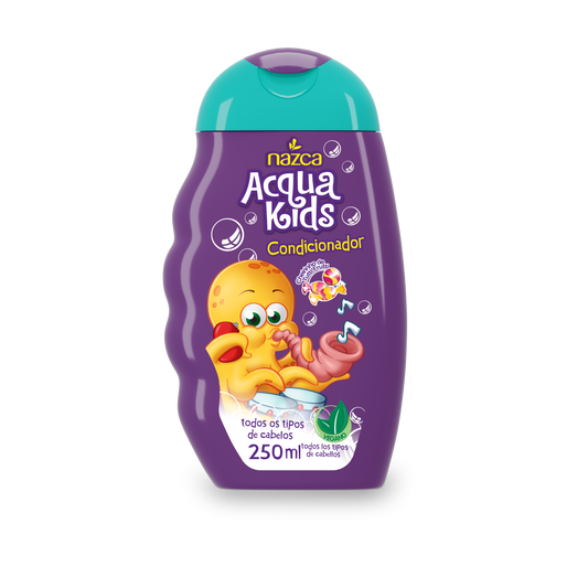 Condicionador Infantil Vegano com Fragrância Tutti Frutti para Uso Diário 250ml – Acqua Kids