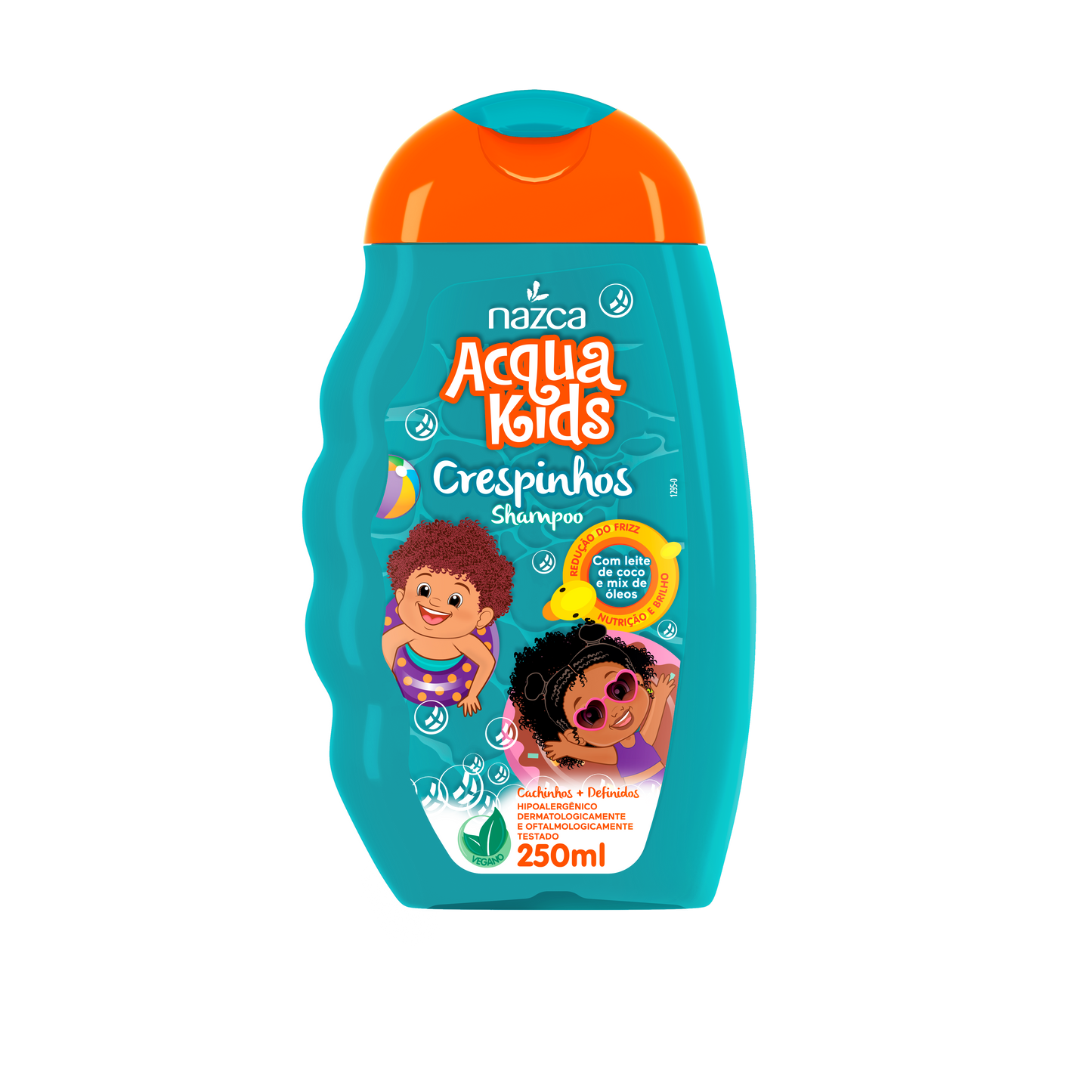 Shampoo Infantil para Cabelos Crespinhos com Fórmula Suave 250ml – Acqua Kids