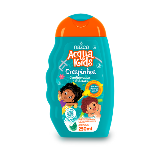 Condicionador Infantil para Cabelos Crespinhos com Ação Hidratante 250ml – Acqua Kids