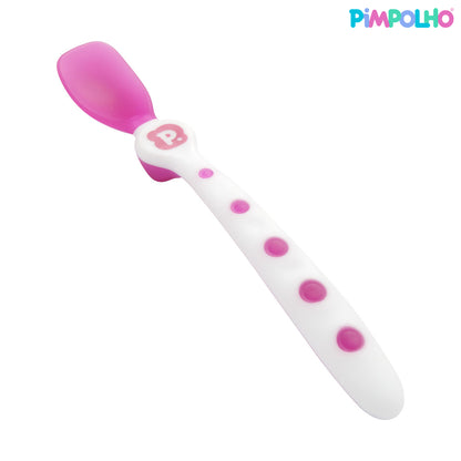 Colher Termossensível Infantil  com Indicador de Temperatura – Pimpolho