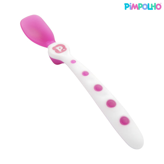 Colher Termossensível Infantil  com Indicador de Temperatura – Pimpolho