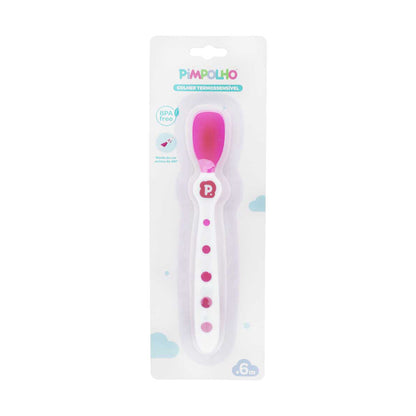 Colher Termossensível Infantil  com Indicador de Temperatura – Pimpolho