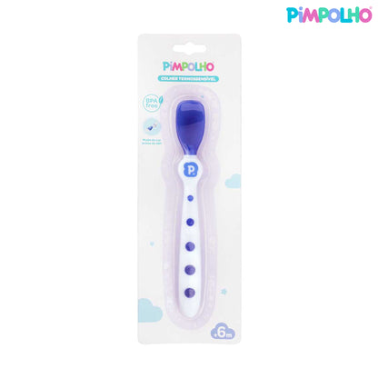 Colher Termossensível Infantil  com Indicador de Temperatura – Pimpolho