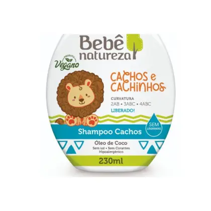 Shampoos para Bebê Cachos e Cachinhos com Fórmula Suave 230ml – Natureza