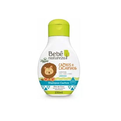 Shampoos para Bebê Cachos e Cachinhos com Fórmula Suave 230ml – Natureza