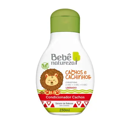 Condicionador Bebê para Cachos e Cachinhos com Ação Hidratante 230ml – Bebê Natureza