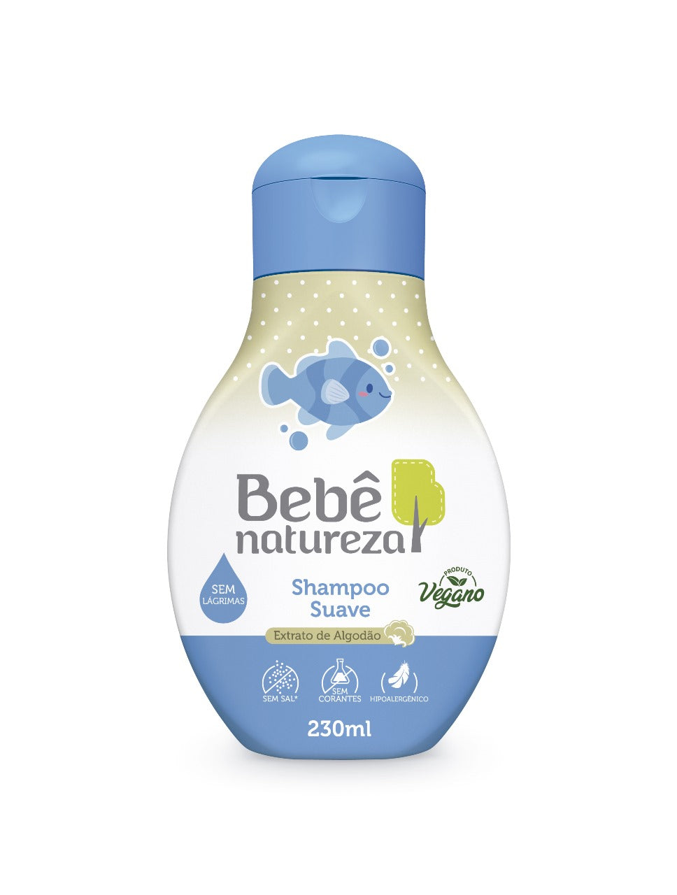 Shampoo para Bebê com Fórmula Suave para Uso Diário 230ml – Natureza Suave