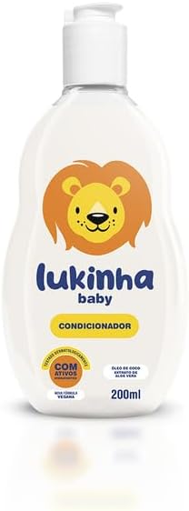 Condicionador Infantil com Fórmula Suave para Uso Diário 200ml – Lukinha