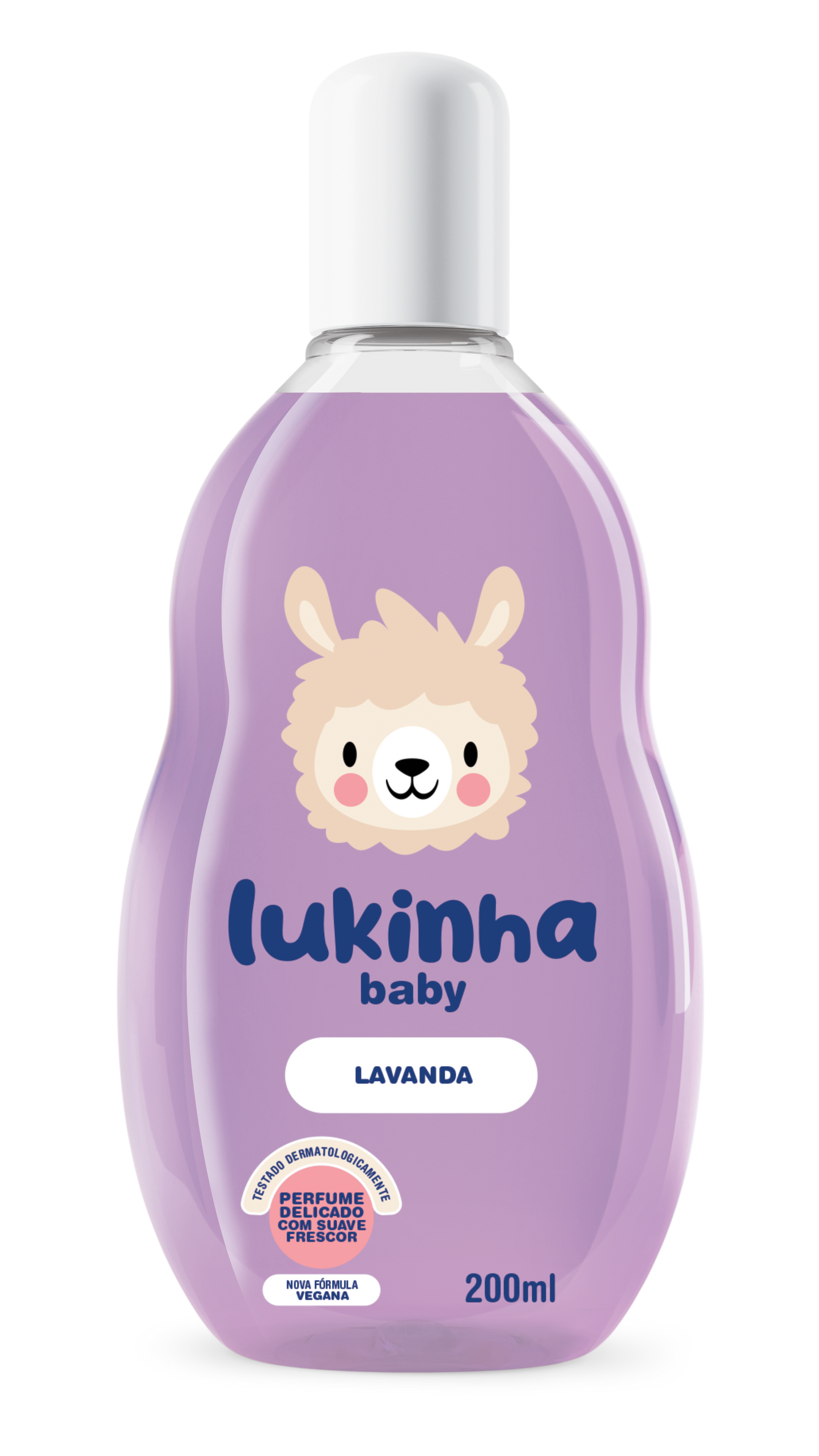 Colônia Infantil Lavanda com Fragrância Suave e Relaxante 200ml – Lukinha