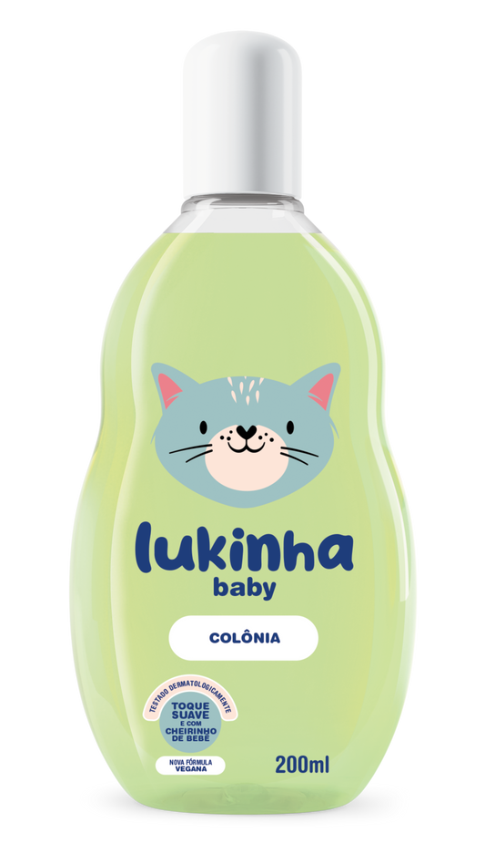 Colônia Infantil com Fragrância Suave para Uso Diário 200ml – Lukinha