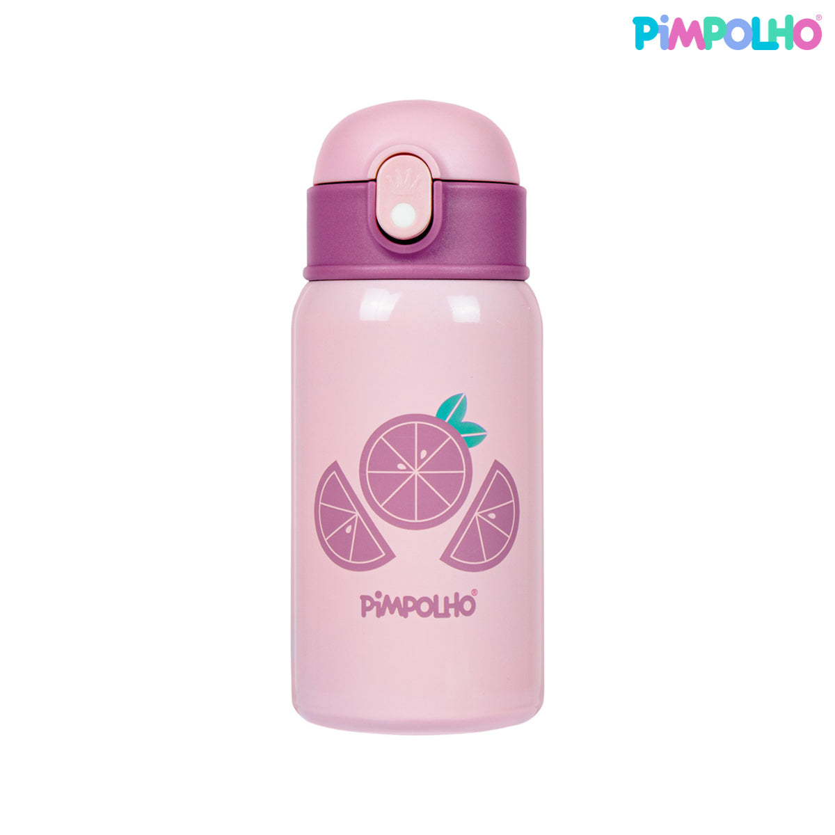 Garrafa Térmica Infantil em Aço Inox 400ml com Canudo Feminina e Masculina – Pimpolho