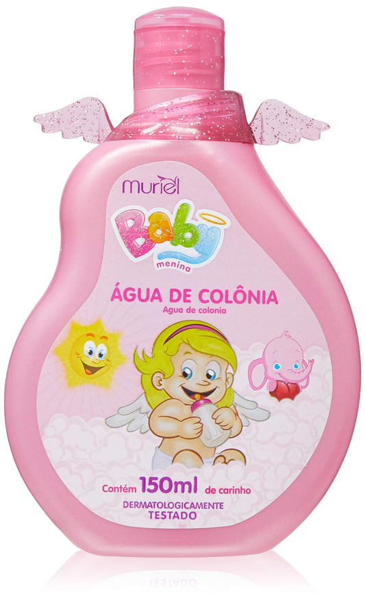 Água de Colônia Infantil Baby Menina 150ml com Fragrância Suave – Muriel