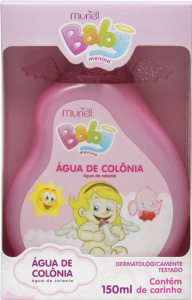 Água de Colônia Infantil Baby Menina 150ml com Fragrância Suave – Muriel