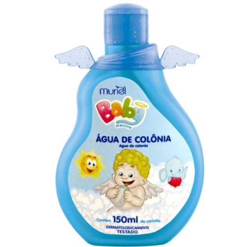 Água de Colônia Infantil Baby Menino 150ml com Fragrância Suave – Muriel