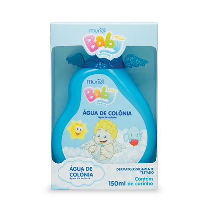 Água de Colônia Infantil Baby Menino 150ml com Fragrância Suave – Muriel