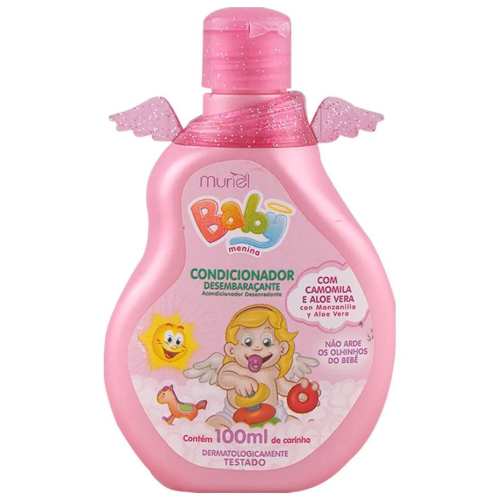 Condicionador Infantil Baby Menina 150ml com Desembaraço Suave – Muriel