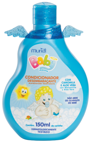Condicionador Infantil Baby Menino 150ml com Desembaraço Suave – Muriel