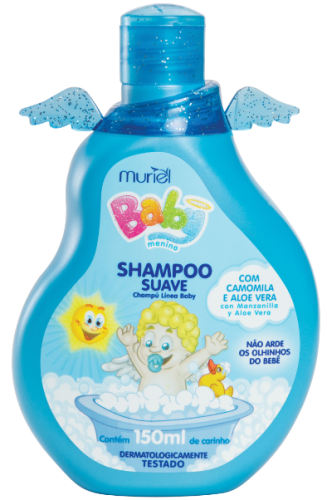 Shampoo Infantil Baby Menino 100ml com Limpeza Suave – Muriel